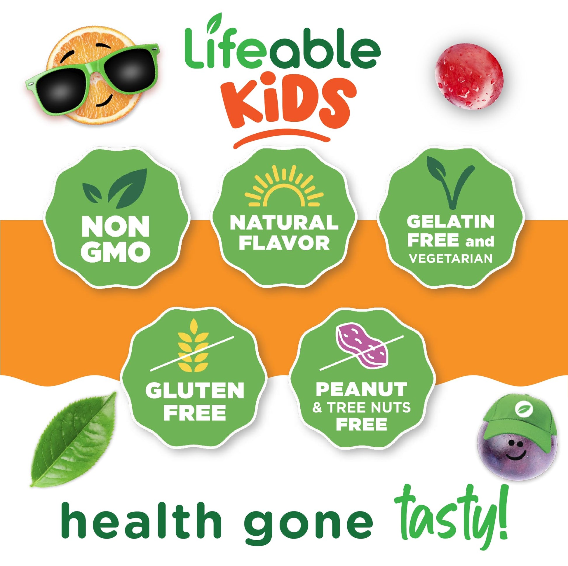 Lifeable Cranberry Gummies For Kids Bladder Support Bottle