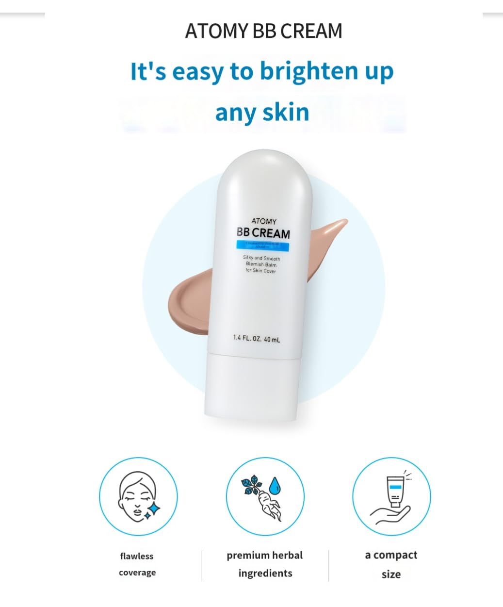 Tipiak Atomy BB Cream twin pack packaging showing 1.35 Fluid Ounces volume
