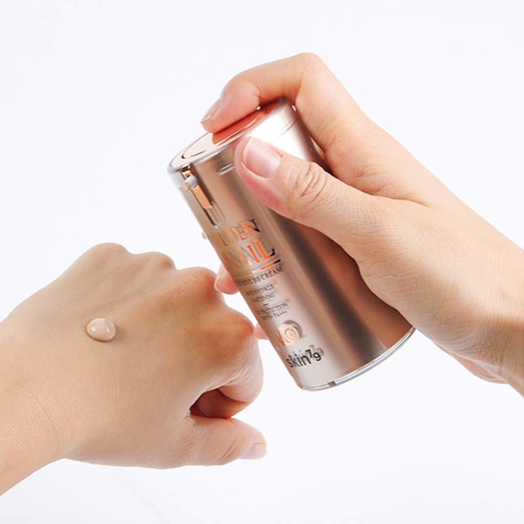 Skin79 Golden Snail Intensive BB Cream metallic gold pump bottle