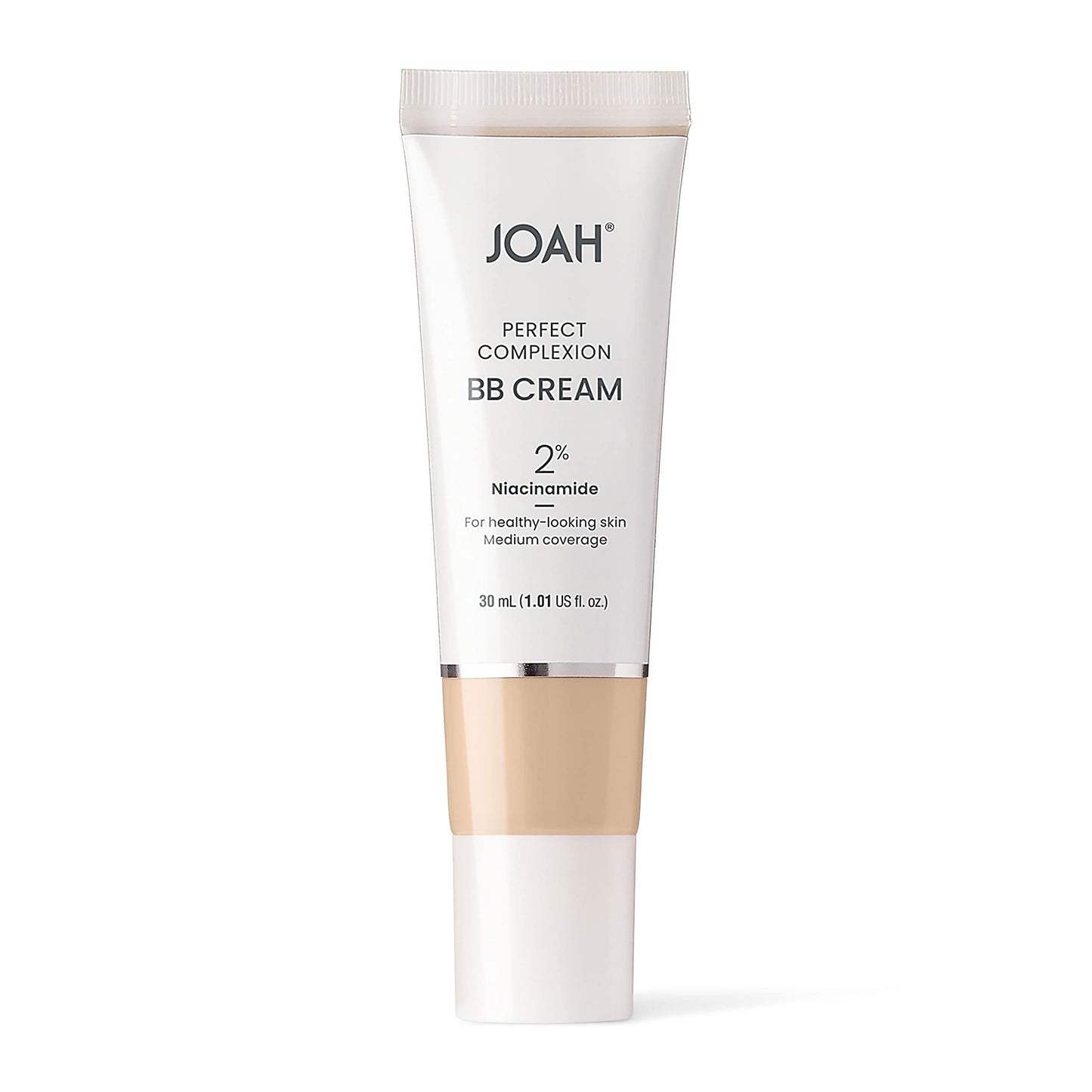 Korean inspired lightweight beauty balm cream container highlighting the main niacinamide ingredient.