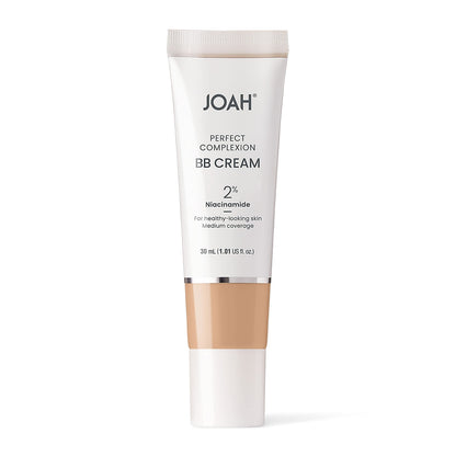 JOAH K-beauty BB cream light cool shade swatch on fair skin
