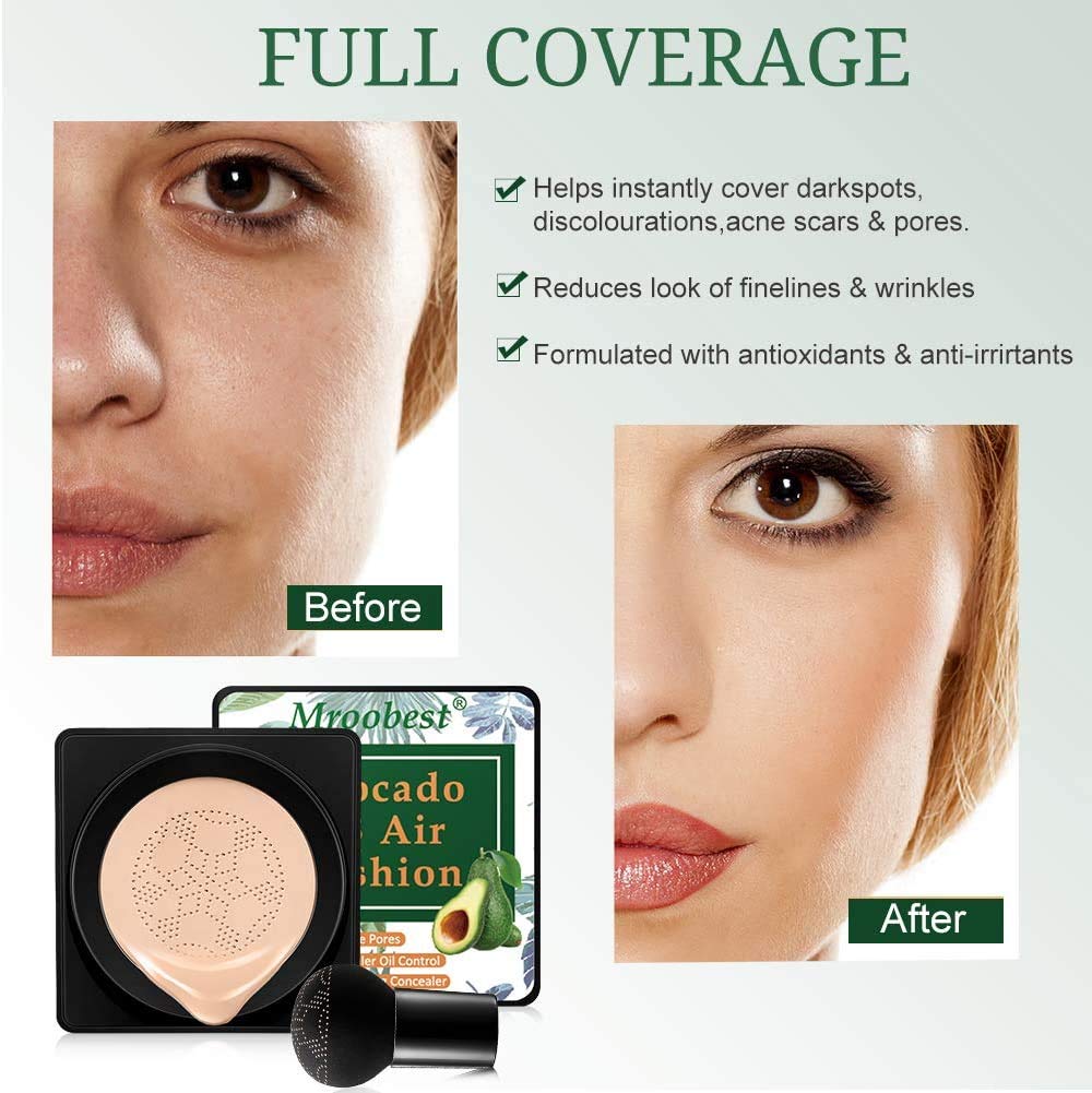 Avocado BB Cream packaging showing natural ingredients base