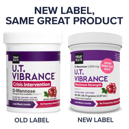 Vibrant Health UT Vibrance crisis intervention powder for urinary tract wellness