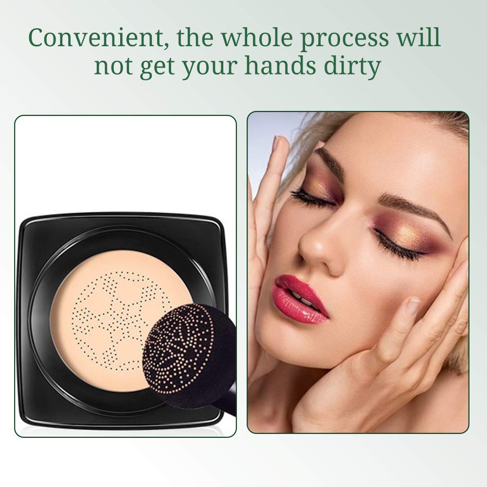 Even skin tone makeup base applied flawlessly on face