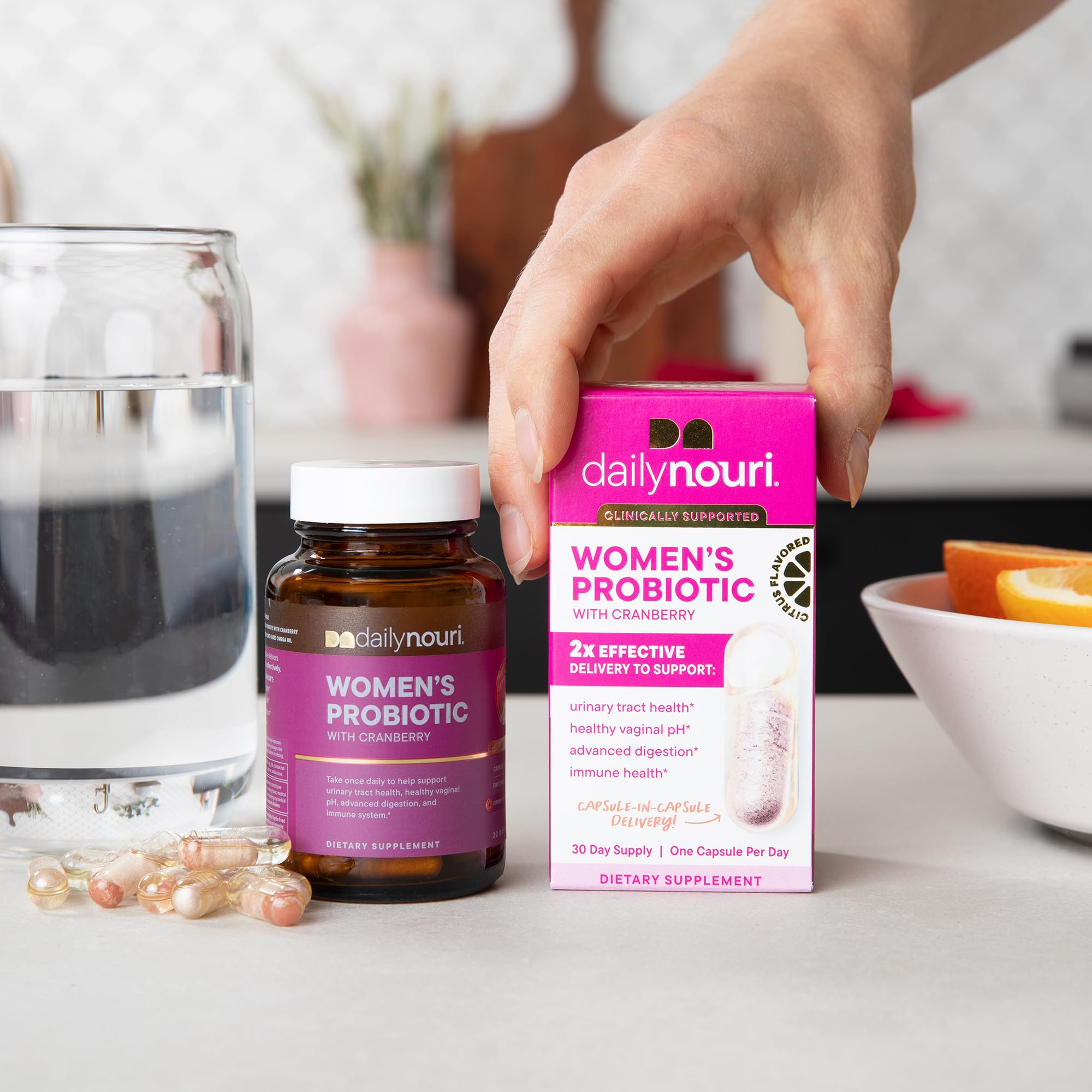 Daily Nouri Women's Probiotic Supplement Capsule Technology