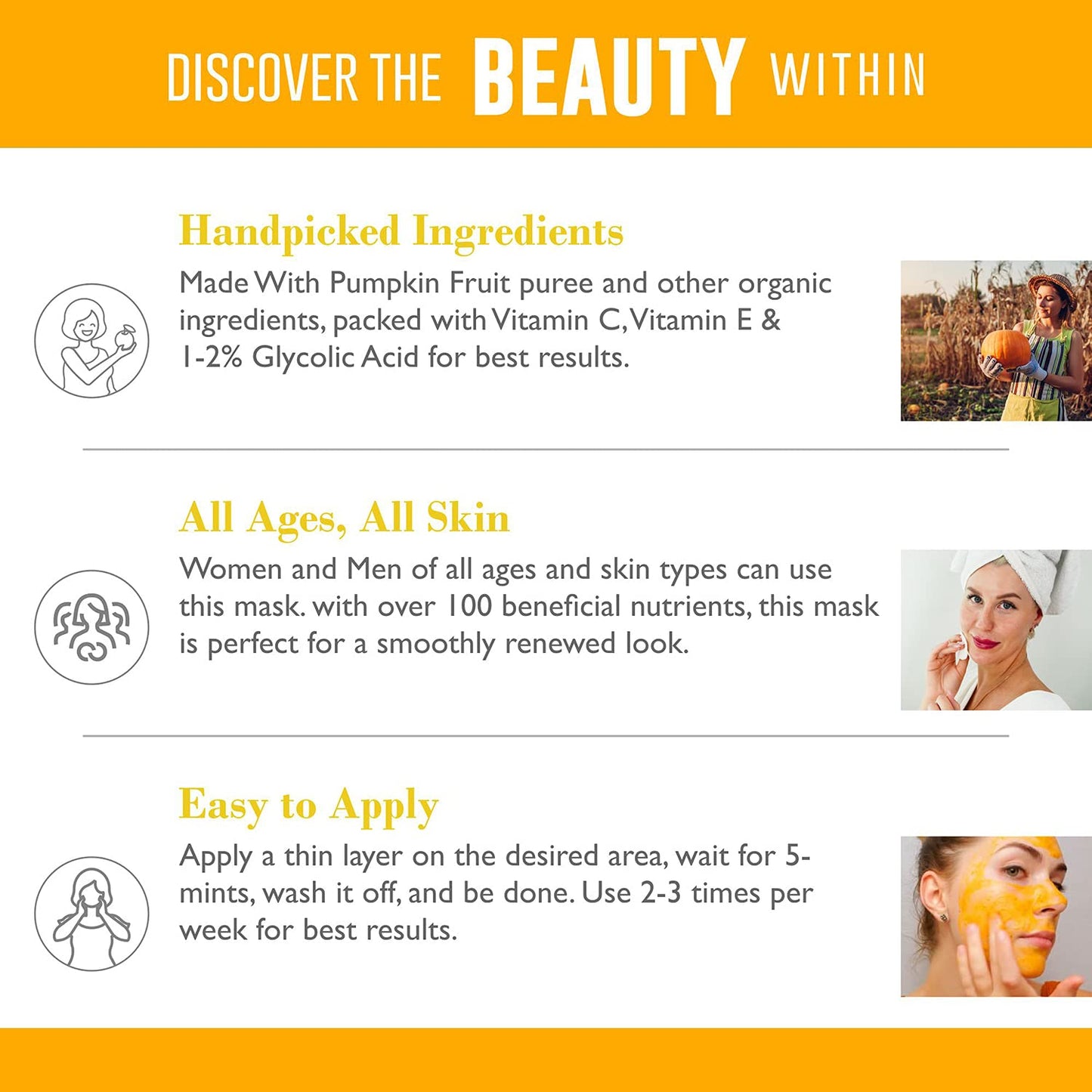 L&I Apothecary exfoliating mask texture showing the smooth pumpkin puree formula.