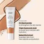JOAH Beauty BB cream shade swatch and texture preview