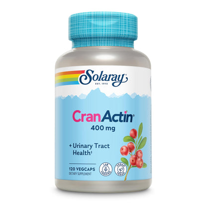 Solaray CranActin daily bladder support supplement bottle side view