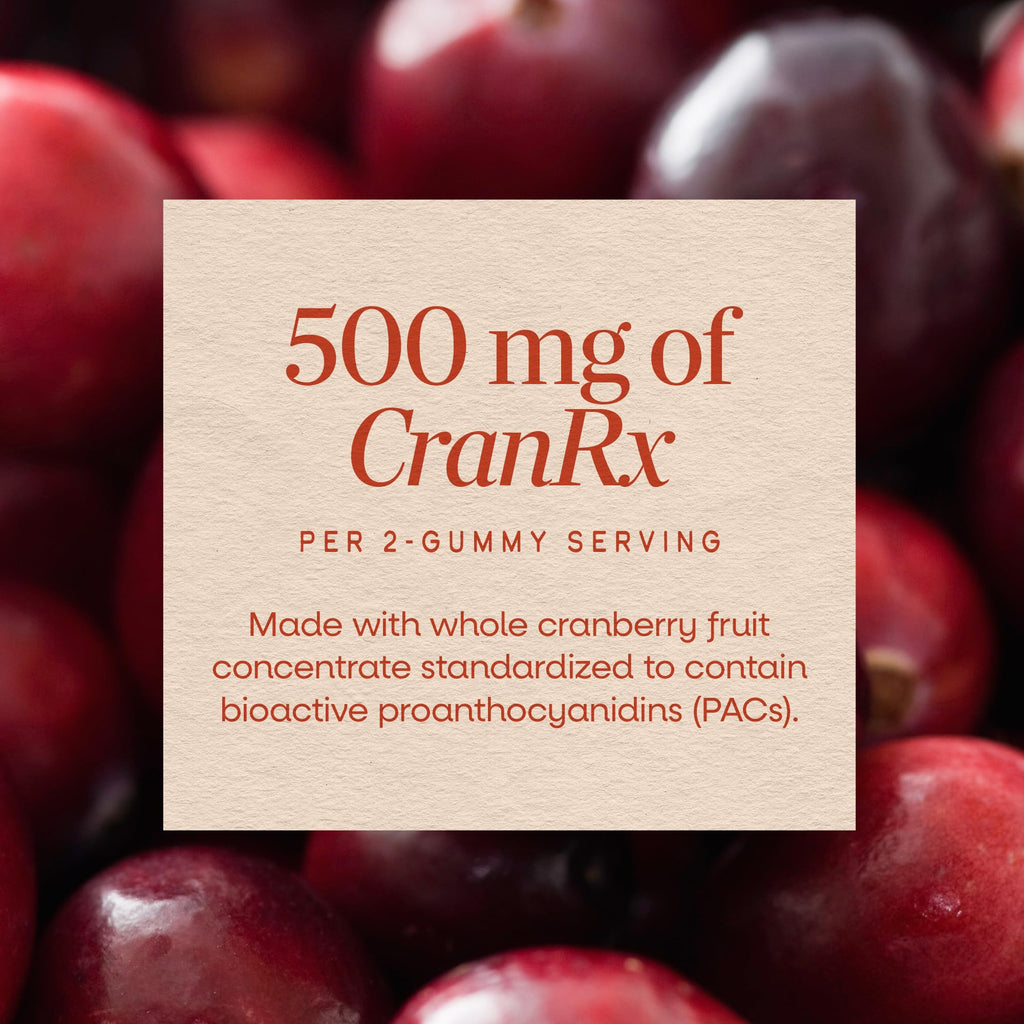 Nature's Way CranRx BioActive Cranberry Vitamin C Gummies Open Bottle