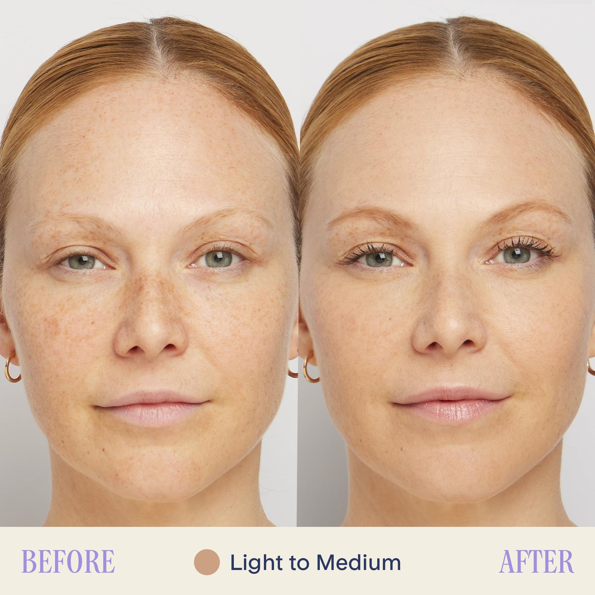 Texture preview of the Marcelle Light to Medium beauty balm cream