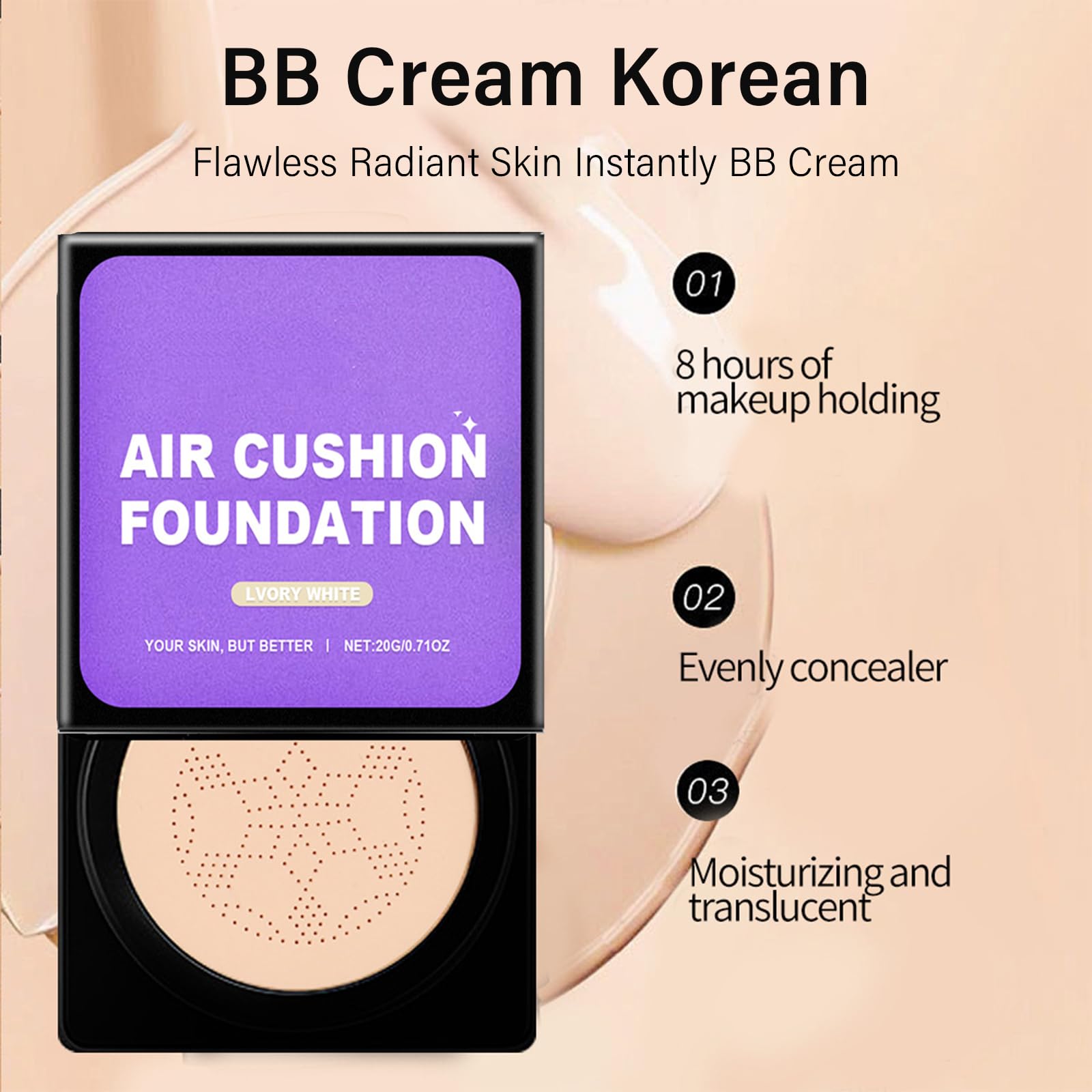 Serene Serentia Elixir BB Cream natural warm honey shade container