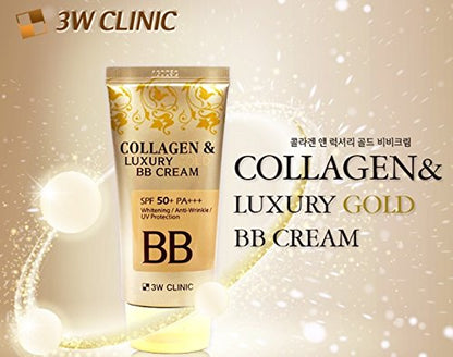Hydrating marine collagen beauty balm by 3W Clinic showing the authentic product label.