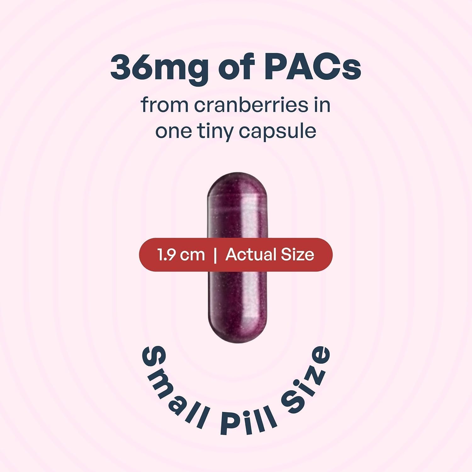 Szio Plus Utiva Cranberry PACs vegetarian capsules close up