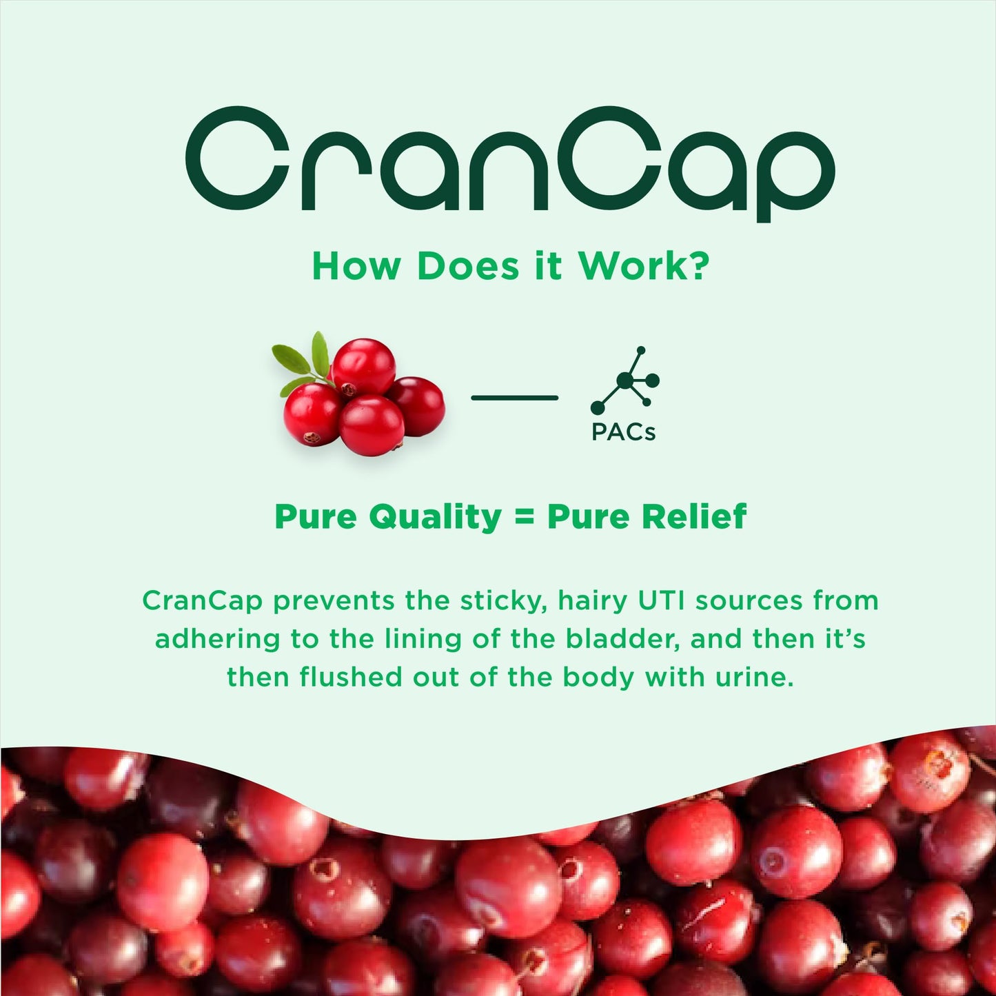 Heale CranCap Non GMO Gluten Free Supplement Packaging