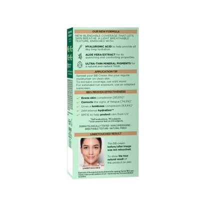 Hydrating daily face cream in medium shade for smooth skin tone