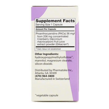 Ellura urinary tract health supplement bottle and packaging