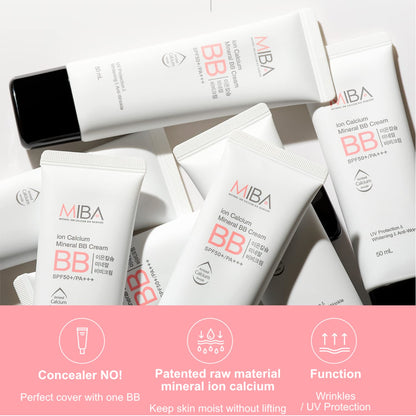 Miba pink beige beauty cream texture and hydration formula demonstration