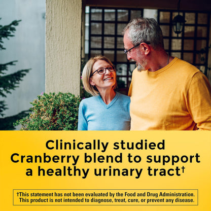 Nature Made Cranberry Supplement Bottle Label Details