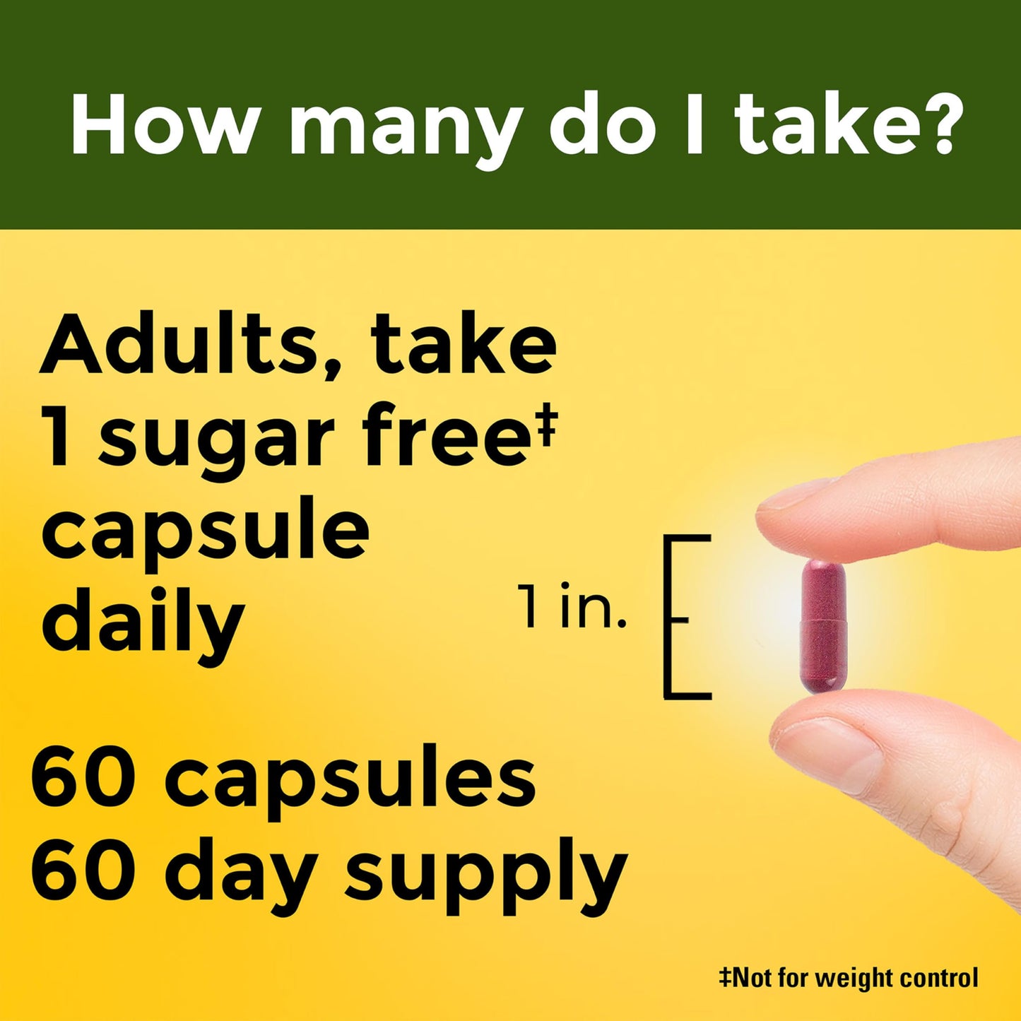 Nature Made Cranberry 500mg Dietary Supplement Daily Dosage