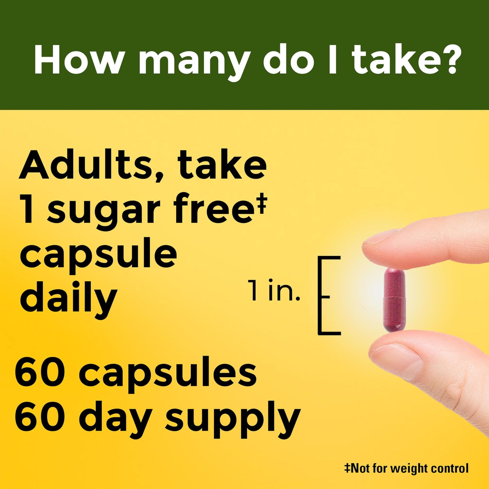 Nature Made Cranberry 500mg Dietary Supplement Daily Dosage