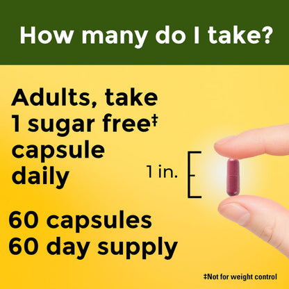 Nature Made Cranberry 500mg Dietary Supplement Daily Dosage