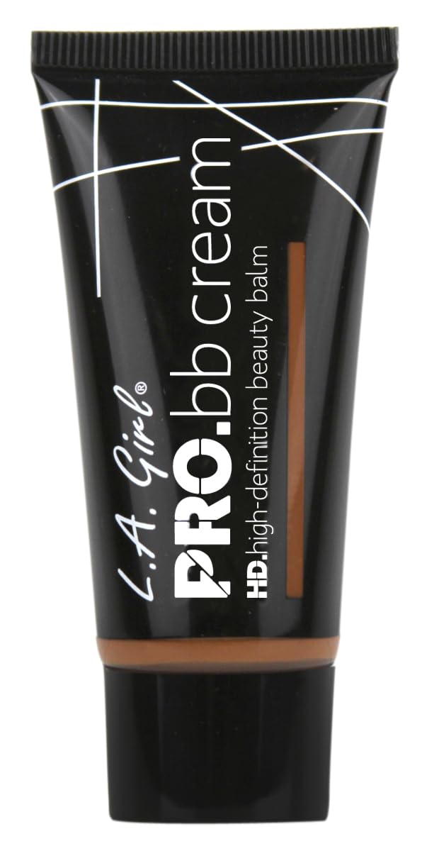 Close up view of the authentic imported blemish balm tube showing shade details and product texture.