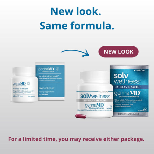 Solv Wellness GennaMD 30 capsules supplement facts label