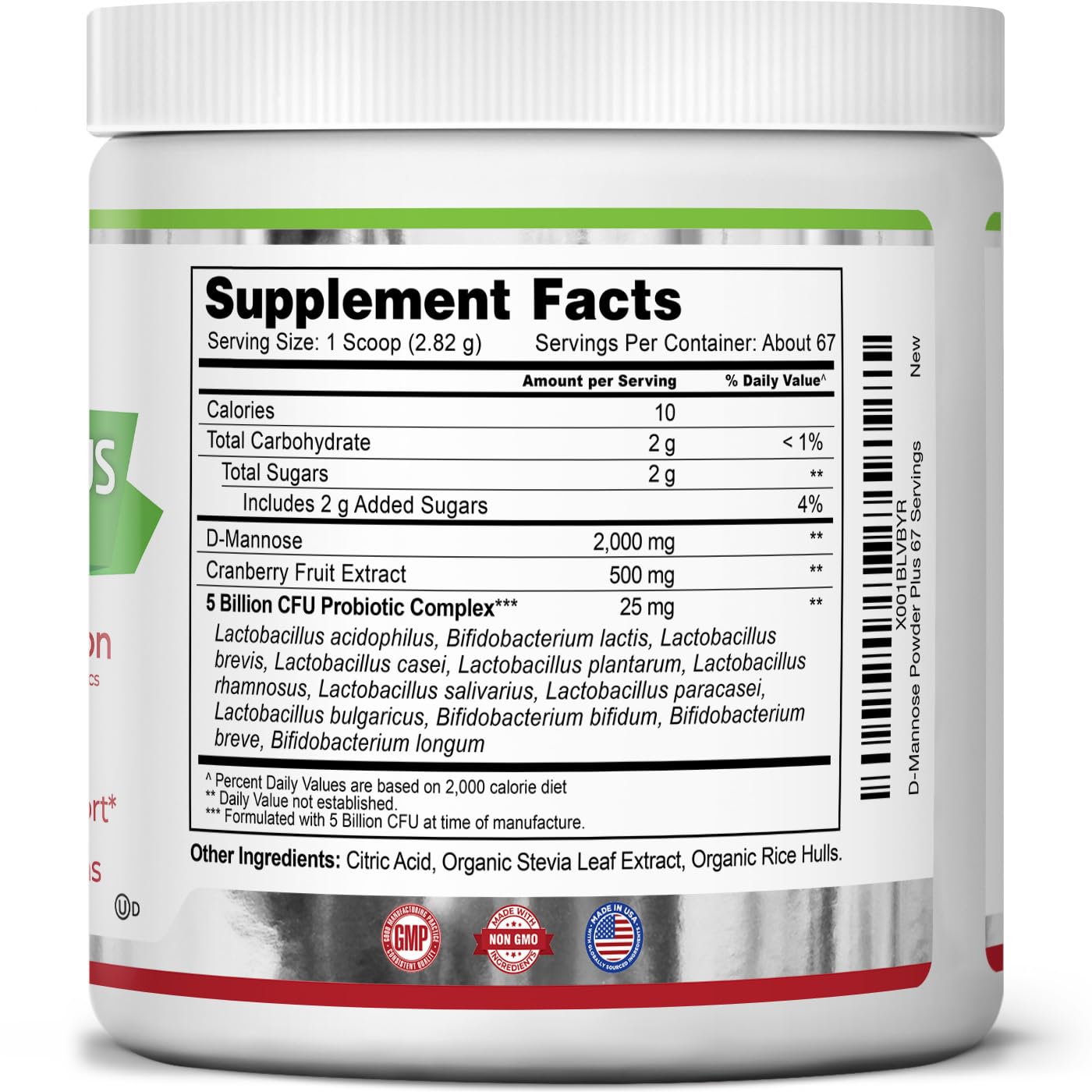 Authentic Zazzee Urinary Health Supplement Container
