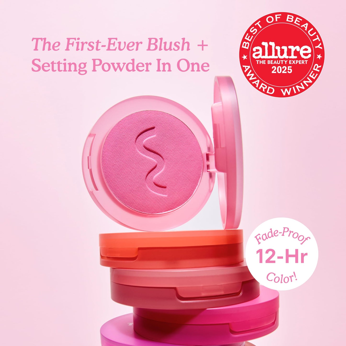 Tower 28 GetSet talc free matte blush packaging and open compact
