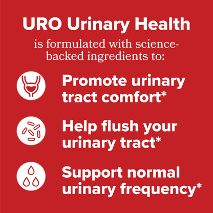 O Positiv URO Urinary Tract Health supplement bottle with clear capsules