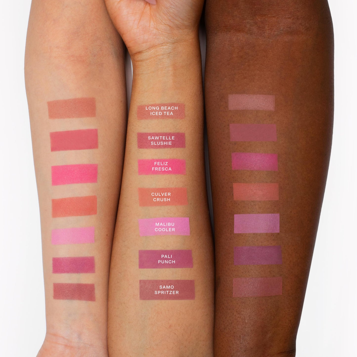 Tower 28 GetSet pore blurring powder blush on clean background