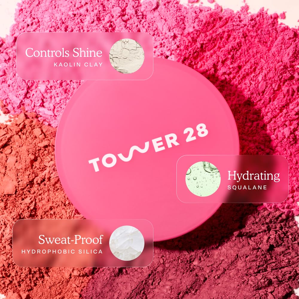Tower 28 authentic USA imported matte makeup blush component