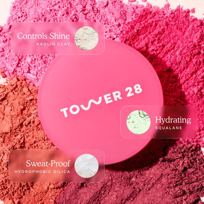 Tower 28 authentic USA imported matte makeup blush component
