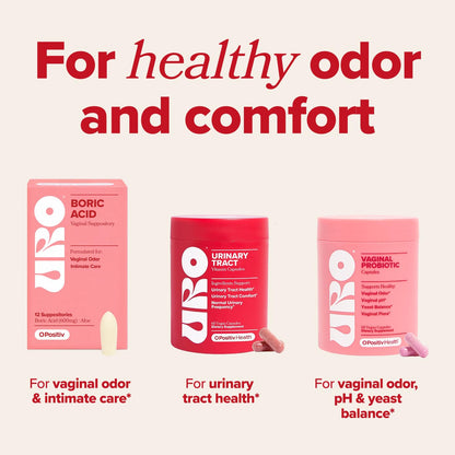 O Positiv URO Urinary Tract health vitamins back label details