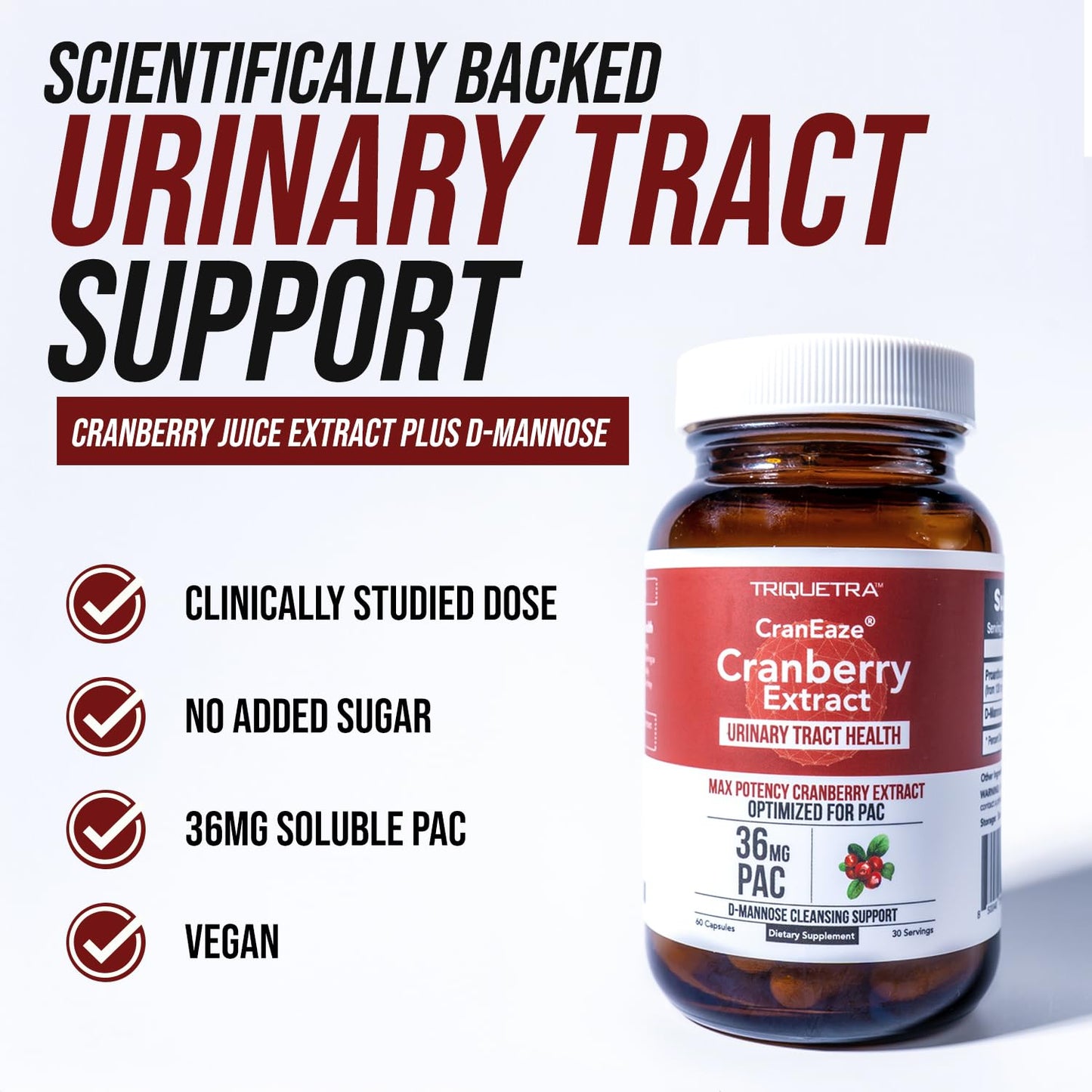 Triquetra Health CranEaze supplement facts label