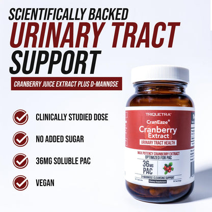 Triquetra Health CranEaze supplement facts label