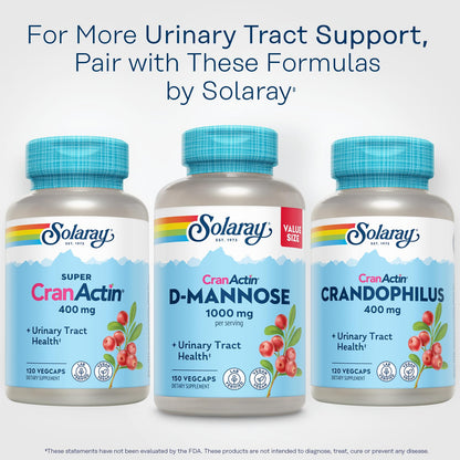 Solaray D-Mannose With CranActin Authentic USA Import