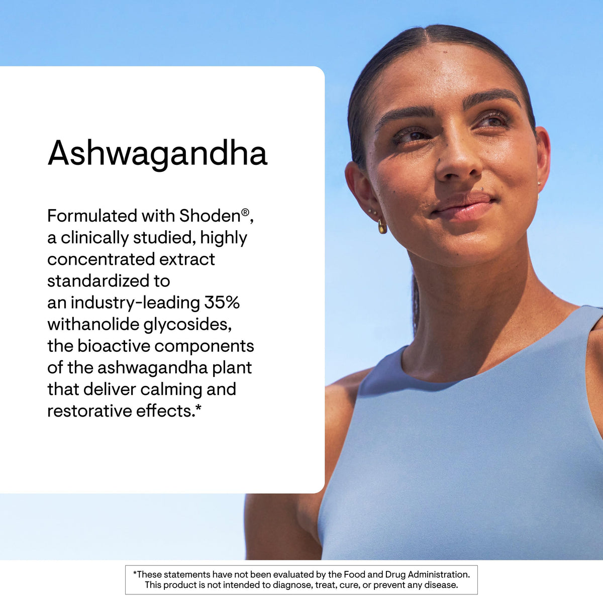 Thorne Ashwagandha Shoden Supplement facts label