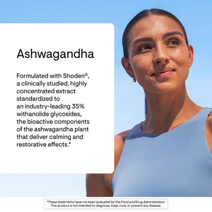Thorne Ashwagandha Shoden Supplement facts label