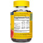 Nature Made mixed berry stress support gummies bottle top view showing child proof cap