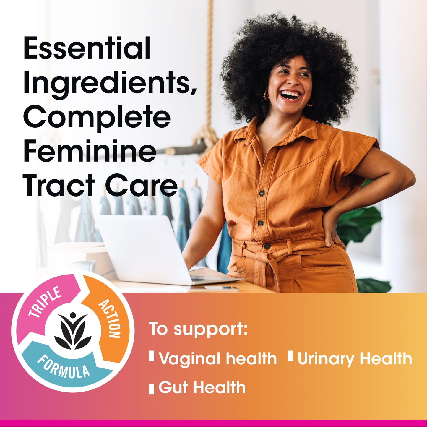 VH Essentials Women Probiotics 120 Capsules Package Details