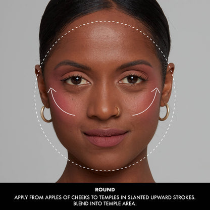 Authentic USA imported NYX Sweet Cheeks Soft Cheek Tint packaging details and applicator