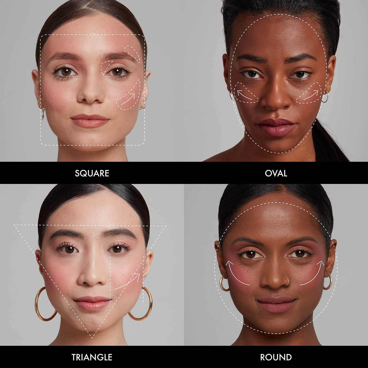 NYX Professional Makeup Baby Doll pink cream blush applied lightly on lips and cheeks
