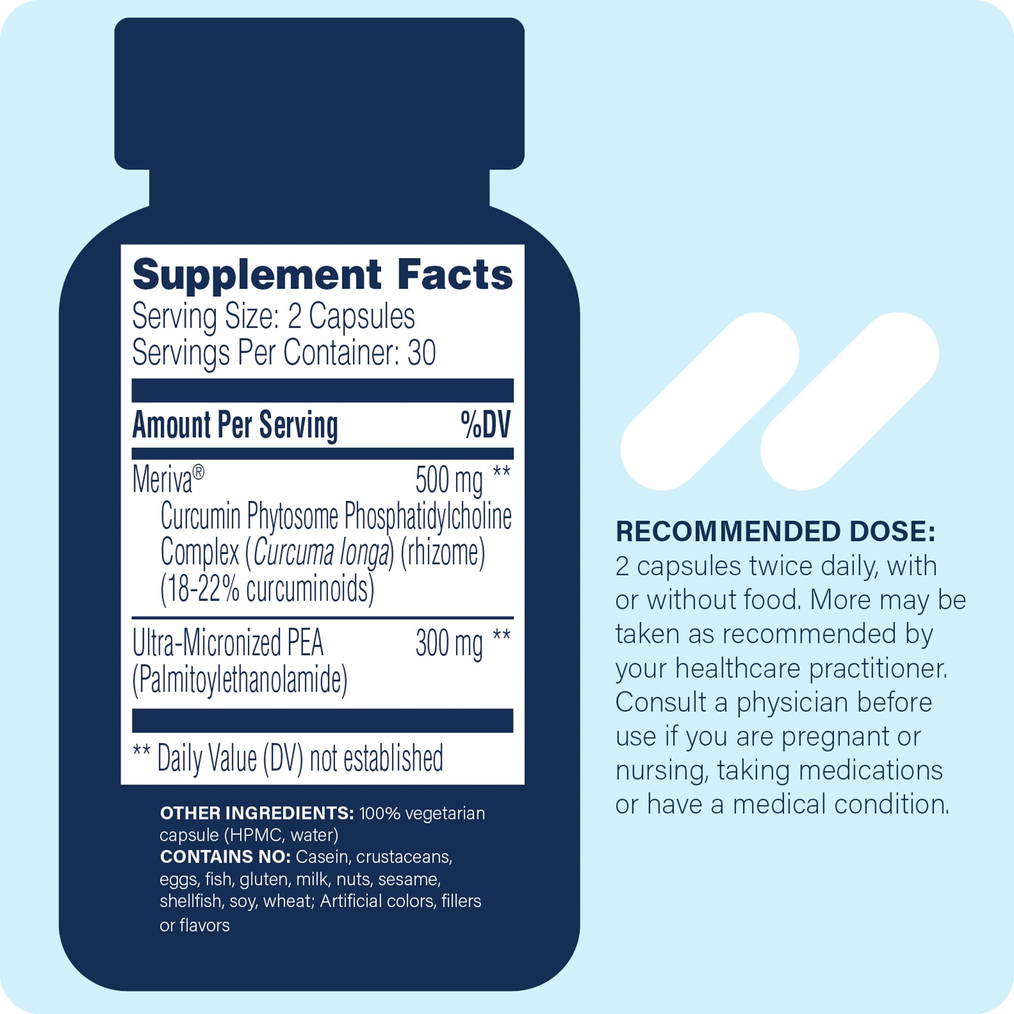 Enzyme Science Pea Plus supplement bottle label details
