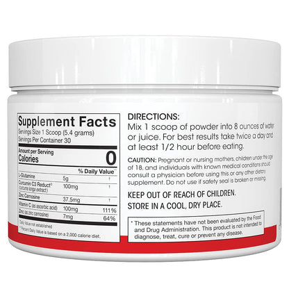Silver Fern Brand Gut Repair tub with healthy gut icon
