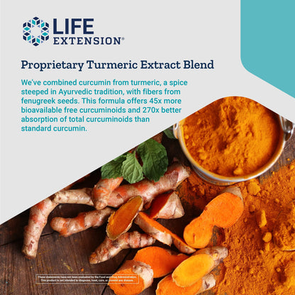 Life Extension Curcumin Elite supplement bottle label details