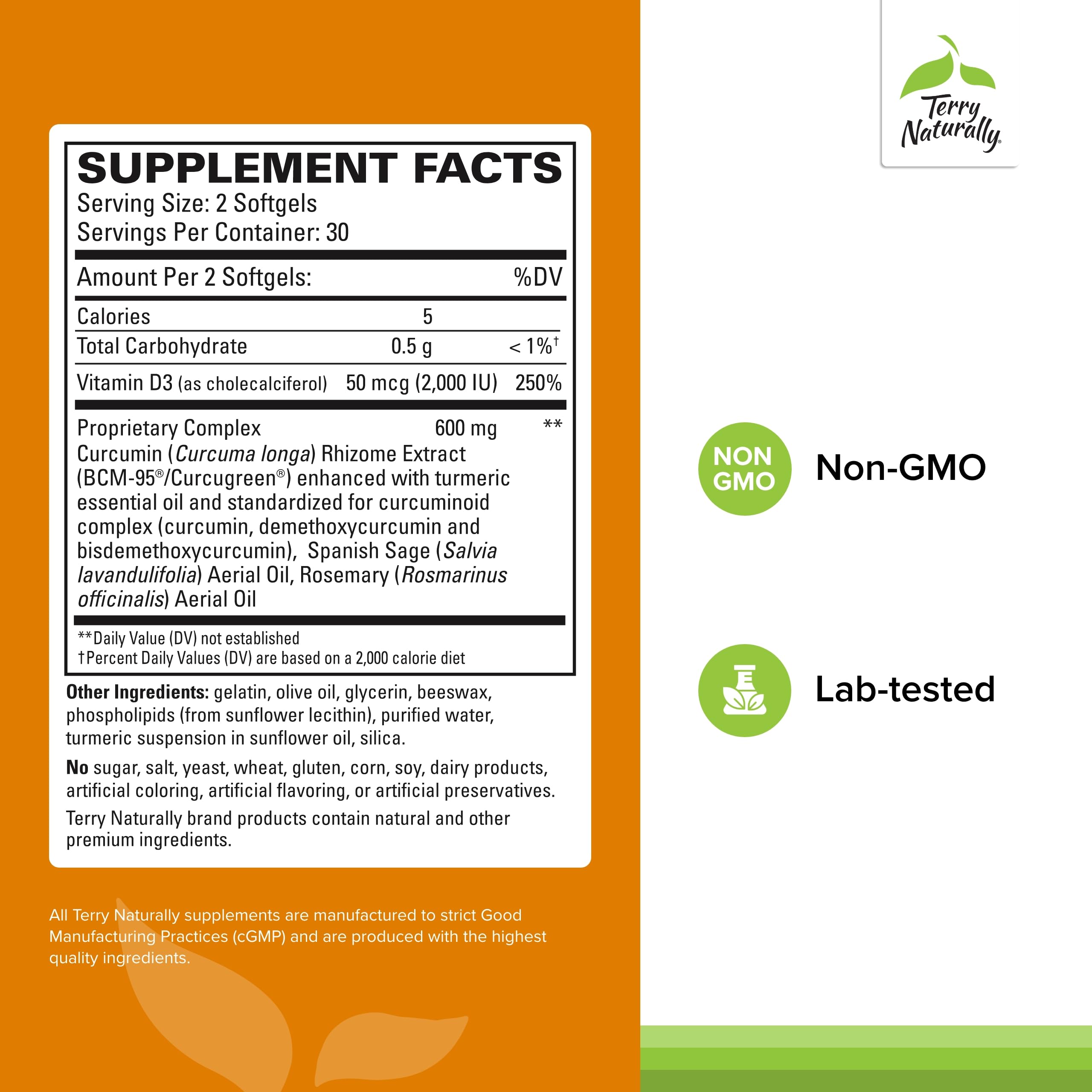 CuraMed Brain BCM 95 Curcumin and Vitamin D3 bottle