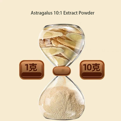 Nutty and mildly sweet astragalus root powder supplement for immune support
