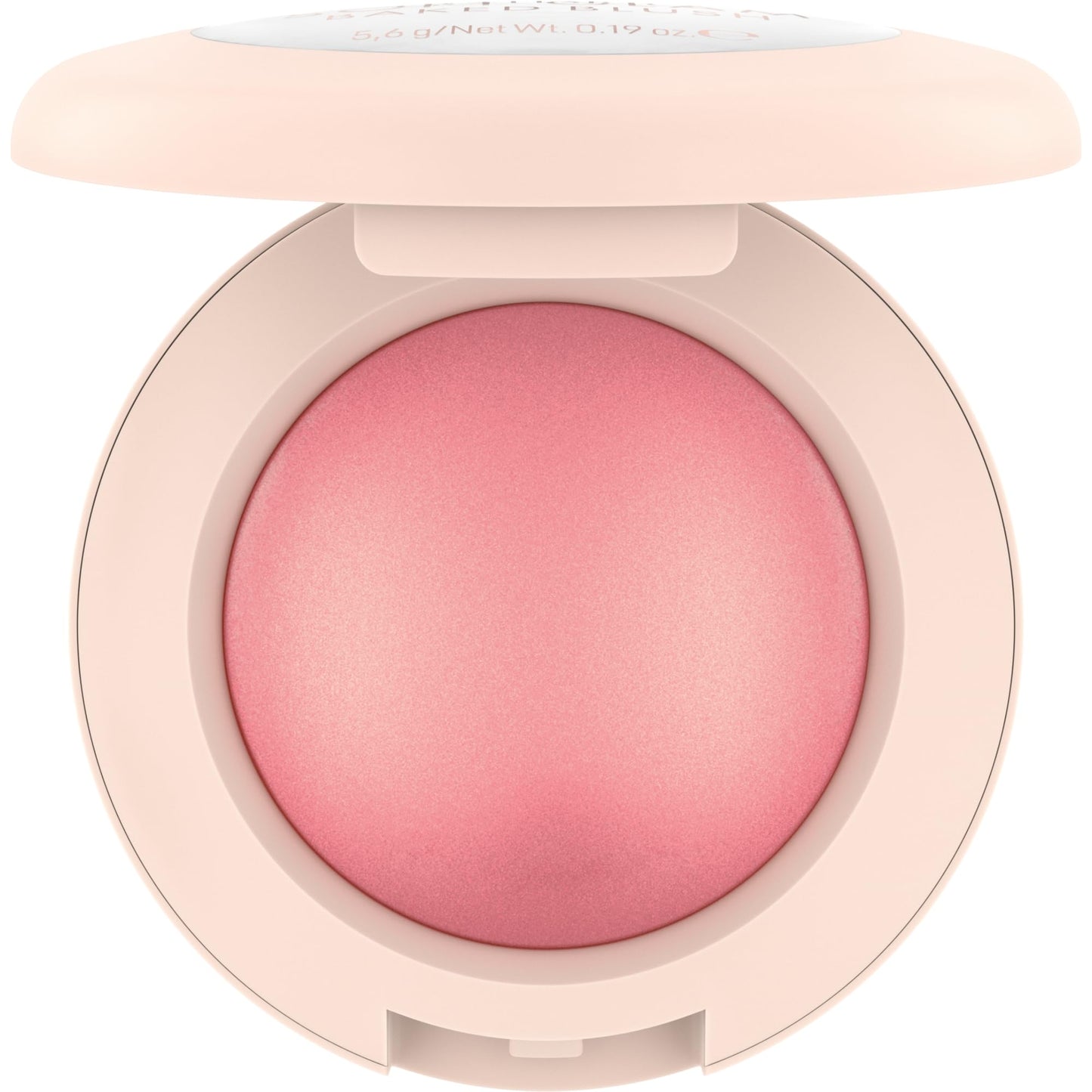Open compact of Catrice Soft Glam Baked Blush 040 highlighting the deep berry hue and shimmering finish.