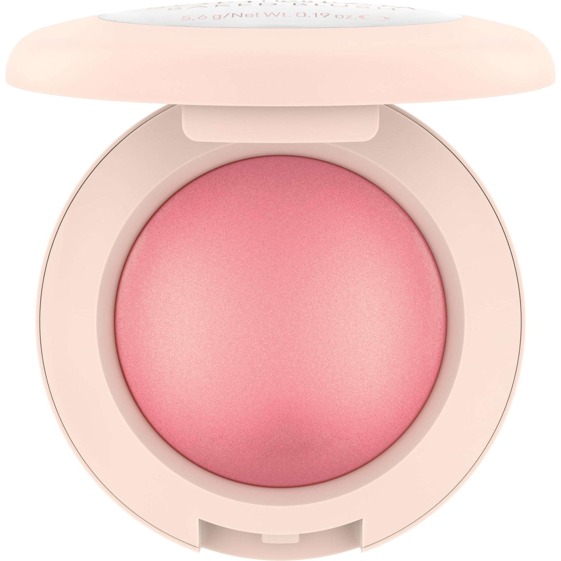 Open compact of Catrice Soft Glam Baked Blush 040 highlighting the deep berry hue and shimmering finish.